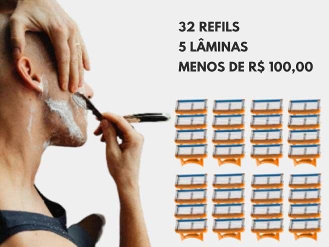 32 Cargas para Aparelho de Barbear